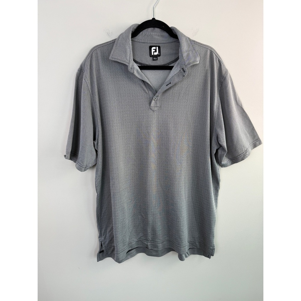 FootJoy ProDry Performance Golf Polo Men's XL Gray Moisture‑Wicking Shirt